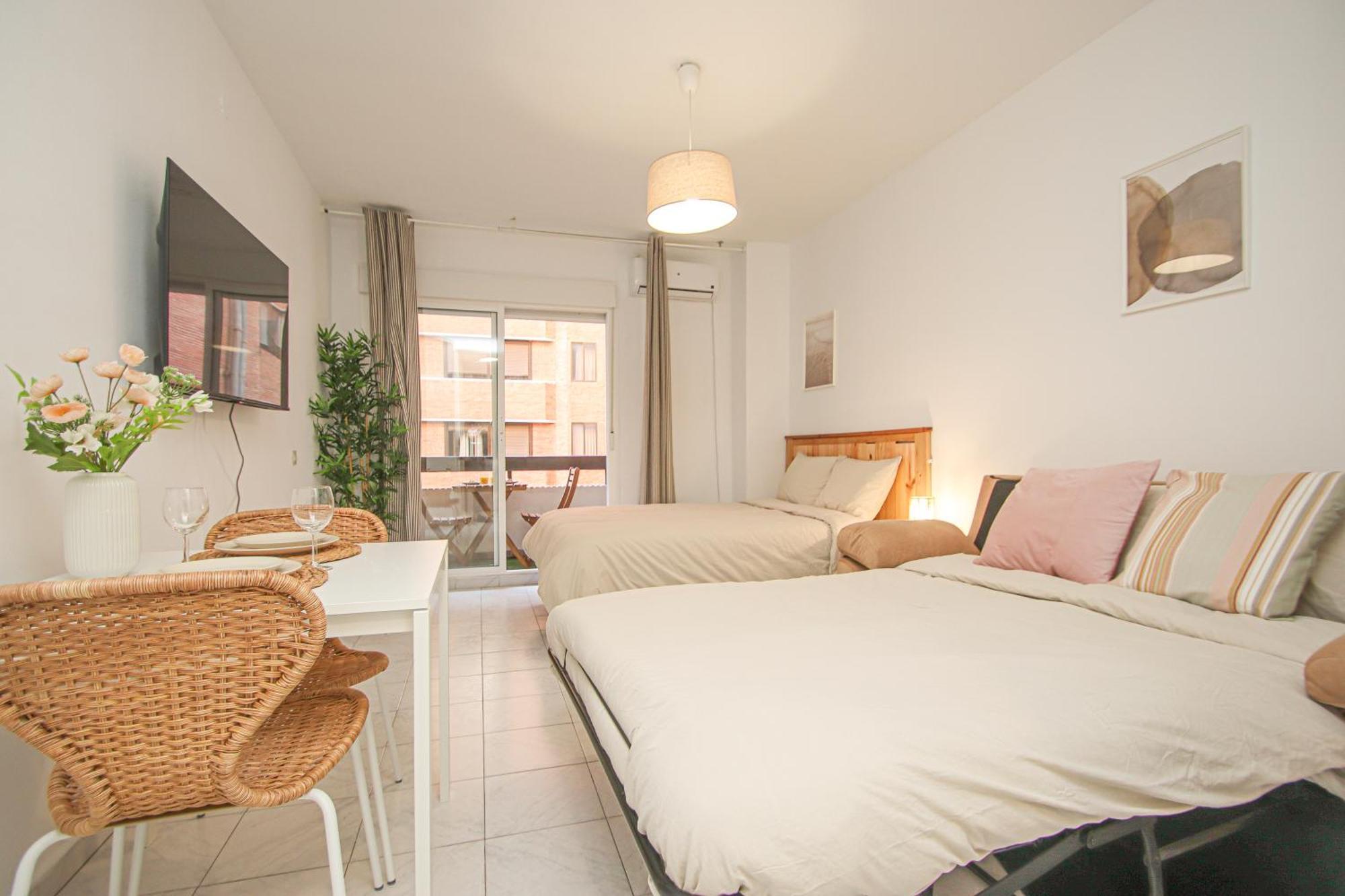 Wonderful Studio 15M Walk To Giralda And Feria Севиля Екстериор снимка